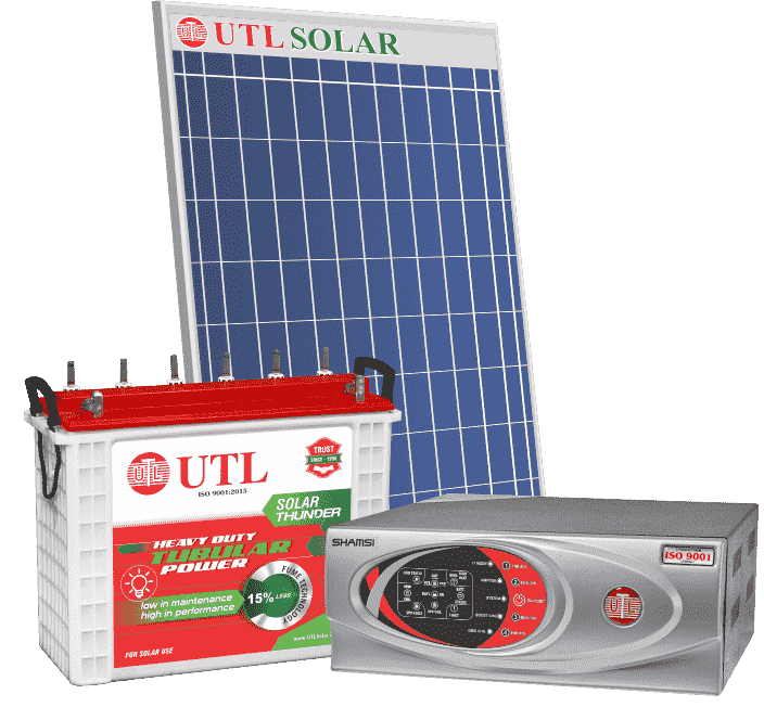 UTL Off-Grid Solar Battery and Inverter Setup